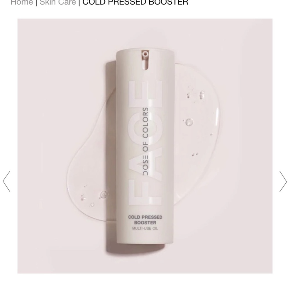 NEW Cold Pressed Booster Oil